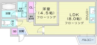 西２８丁目駅 徒歩9分 3階の物件間取画像